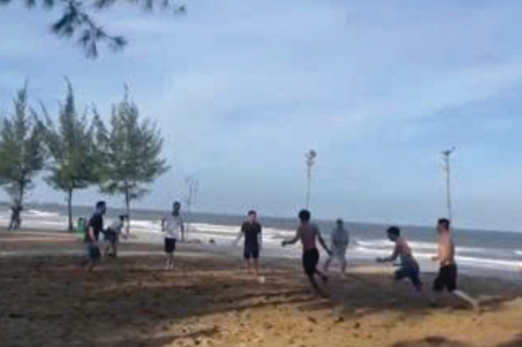 Hoạt động teambuilding tại Cửa Lò