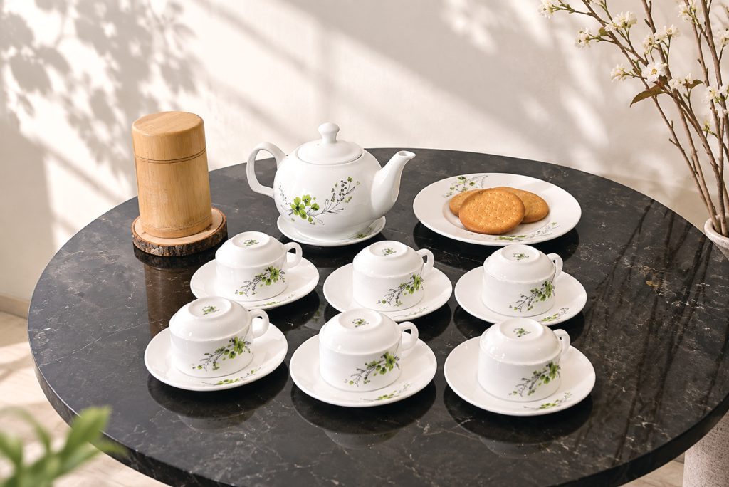 Bộ ấm trà Hoa Tigon