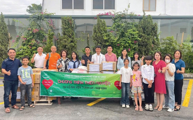 Hành trình trao yêu thương tại Cô nhi viện Thánh An, Nhà thờ Bùi Chu – Tỉnh Nam Định 01/5/2025